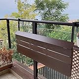 Outdoor Hängestange Tische für Deck – Höhenverstellbarer klappbarer Balkon-Bartisch für Geländer, platzsparender Serviertisch, Arbeitsplattenverlängerung, zusammenklappbar – Balkonhängetisch,