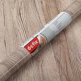 d-c-fix Möbel-Klebefolie Sanremo Eiche Sepia Holz-Optik 45 cm x 2 m - Möbelfolie selbstklebend Deko-Folie Küchen-Schrank Fensterbank Schrankfolie Tisch Holzfolie Retro Vintage Dunkelbraun
