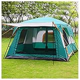 Outdoormaster 8 Personen Camping -Zelt |Sonnenschutz und geräumiges Wohnzimmer |Leichtes Familienzelt für Camping, Wandern und Festivals |Schnellsteife 5-8 Personen wasserdichtes Kabinenzelt