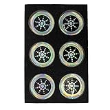 Generisch Handy Aufkleber für 5G Handy - Reduziert Ihre Wellenbelastung bis zu 96% Schutz Stickers Handystrahlung Blocker Tasche (Silbrig)