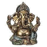 Pacific Giftware Ganesha Figur mit Vier Armen und Elefantenkopf | Buddha Statue