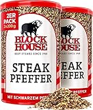 Block House Steak Pfeffer mit schwarzem Pfeffer 2x 200g - Gewürzmischung in Restaurantqualität