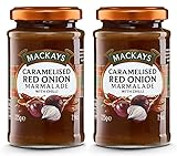 Caramelised Red Onion Marmalade with Chilli Chutney aus karamellisierten roten Zwiebeln mit Chili 2x 225g – importiert von Shestore24