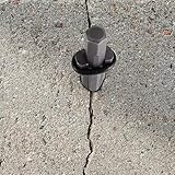 Set mit 5 gehärteten Stahl-Spaltkeilen, 105 mm Länge, für den Einsatz in Mauerwerk, Abbruch- und Steinformarbeiten