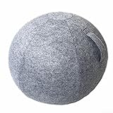 Gymnastikball-Schutzhülle aus Filz für Yoga-Bälle, 55 cm, 65 cm, 75 cm, faltbare Abdeckung, um Schäden zu verhindern (75 cm)