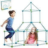 DDYX2020 DIY Konstruktionsspielzeug Ab 5, Outdoor Spielzeug, Höhle Bauen Kinder Bauspielzeug, Indoor Spielhaus Mädchen Jungen 85pcs