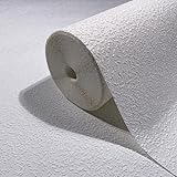 marburg Struktur-Vlies Tapete Raufaser-Optik 20m Rolle Leicht Klebbar & Restlos Wieder Abziehbar Überstreichbar Made in Germany