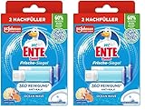 WC-Ente Frische-Siegel Nachfüller, körbchenloser WC-Reiniger, WC Duft, Ocean Wave, 2 Nachfüller (2 Stück) (Packung mit 2)