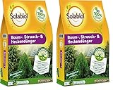 Solabiol Baum-, Strauch & Heckendünger mit Wurzelstimulator und natürlicher Sofort- und Langzeitwirkung, 5 kg Sack (Packung mit 2)