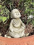 Zen Mönch Stein Statue | Outdoor Garten Buddha Rekonstituiert Orientalische Ornament