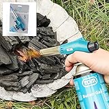 TOM Gasbrenner – Brenneraufsatz - Gaskartuschen mit Bajonettverschluss MFS-1A für Werkstatt, Garten, Küche & Co. – 1300°C – Piezozündung – Lötbrenner – Bunsenbrenner (Gasbrenner)