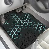 Auto Fußmatten Set für BMW M4 Coupé F82 I 2014-2020, Automatten 4 Teilig Zuschneidbar Autoteppich Gegen Wasser rutschfeste Kieselalgenschlammmaterial,Blue