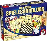 Schmidt Spiele 49125 Die Große Spielesammlung, alle Spielfiguren aus Holz