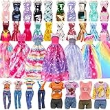 Miunana 15 Kleidung für Puppen = 9 Fashion Kleider 3 Tops 3 Hosen für 11,5 Zoll Mädchen Puppen Geschenk