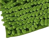 jieGorge Weicher zotteliger rutschfester saugfähiger Badvorleger für Badezimmer und Dusche, Teppich, grün, Heimtextilien, für Ostern (grün)