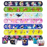 Magicat Premium 12er Schnapparmband Kinder Set I Klatscharmband I Jungen und Mädchen Mitgebsel und Mitbringsel Kindergeburtstag I Snap Armband Geschenke I Einhorn, Roboter, Prinzessin und andere