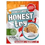 Honest Try Protein (Spekulatius) 1 x 30 g. 12,5% Isolate Anteil. Instant lösliches Eiweißpulver mit BCAA & EAA