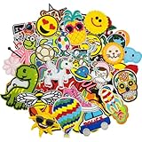 60 Stück Patches,Flicken Zum Aufbügeln Kinder,Bestickte,Bügelbilder Aufnäher,Bügelflicken Kinder für T-Shirt,Jeans, Kleidung Taschen,Mützen,Reparieren Sie das Loch