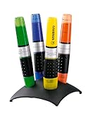 STABILO - Textmarker - LUMINATOR - 4er Tischset - gelb, grün, blau, orange