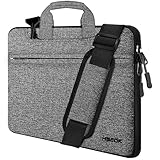 HSEOK 15 15.6 16 Zoll Laptoptasche Hülle, Griff Umhängetasche Wasserabweisend Schutzhülle Kompatibel mit MacBook Pro 16' M4 M3 M2 M1, Mac 15' 14', XPS 15 und den Meisten 14'-16' PC,D02G04