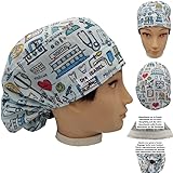 BolsoHatillo TC - OP-Haube Medizinische Instrumente langes Haar personalisiert