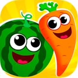 Lustigen Lebensmittel Akademie: ABC kinder spiele kostenlos: schreiben lernen für kinder, zahlen lernen ab 2 jahre, mathe spiel! 123 Rechnen lernen und buchstaben lernen in coole spiele für 3 jährige!