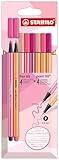 STABILO - Premium-Filzstifte & Fineliner - Pen 68 point 88 - Shades of Pink - 8er Pack