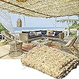 KFGISD, Tarnnetz for den Außenbereich, Militär-Tarnnetz, Beige, Jagddekoration, Sonnenschutz,Tarnnetz