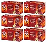 TEEKANNE Rooibos Vanilla Tea - NEW EDITION (6 x 35 g) + Dekond Gift