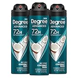 Degree Men Advanced Anti-Transpirant Deodorant Dry Spray Coconut Rush 3 Count 72 Stunden Schweiß- und Geruchsschutz ​ Deodorant für Männer mit MotionSense-Technologie, 108 ml