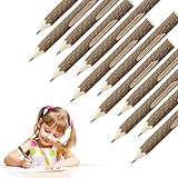 LUPATDY 12 Stück Holz Stifte Bleistifte Set Ast-Kugelschreiber - Holzstifte Hb für Hochzeit, Schreibwaren, Geschenk, Holzfällerlook Partygeschenk