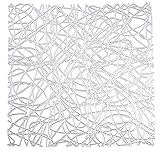 WENKO Eckige Spülbeckeneinlage Cross, schützt vor Kratzern an Geschirr & Spülbecken, zuschneidbar, in modernem Design, robuster & pflegeleichter Kunststoff, 30,5 x 30,5 cm, Transparent