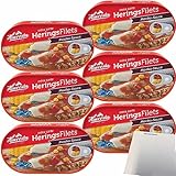 Hawesta Heringsfilets Mexiko-Sauce MSC 6er Pack (6x200g Dose) + usy Block