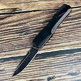 Klappmesser 8.27' Taschenmesser scharfe 440c stahl tanto, Alu Schwarz, edc messer slim neck knife, Outdoor Messer Survival Jagdmesser, faltmesser Utility, einhandmesser Zink, Tragbare Camping messer