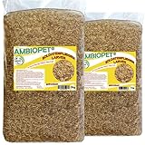 Ambiopet Soldatenfliegenlarven (Hermetia) getrocknet 2 + 1kg Packung, Black Soldier Fly, Protein- und fettreiches Wildvogelfutter, reich an Calcium und Laurinsäure
