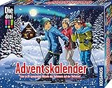 KOSMOS 632502 Die drei !!! Adventskalender, Löse das Rätsel um das Geheimnis auf der Ski-Freizeit, mit 24 Detektiv-Gimmicks, Spielzeug-Adventskalender für Kinder ab 8 Jahre