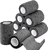 BILGETA Selbstklebender Verband, 8 Rollen x 7,5cm x 4,5m Pflaster Rolle Verbandsmaterial, Elastische Binde Bandage Fixierbinde Haftbandage Selbstklebend