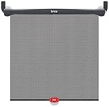 Munchkin Auto-Fenster-Sonnenschutz | Bietet maximalen UVA-UVB-Schutz | Sicherer Blick Premium Mesh und Hitzewarnsystem | Reise-Essentials | Schwarz