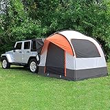 Auto-Heckklappenzelt – großer Platz für 4–6 Personen, Outdoor-Camping, Heckzelt mit Sichtschutz, Sonnenschutz, wasserdichte Markise für Roadtrip-Essentials, kleiner bis mittelgroßer Van
