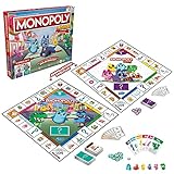 Monopoly Junior, das Klassische Brettspiel für Kinder ab 4 Jahren, 2-seitiger Spielplan - leicht verständlich und dennoch spannend, für die Familie