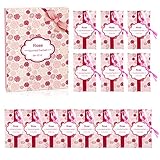 SCENTORINI Duftsäckchen Duftbeutel Rose Duft Sachets für Schubladen und Schränke, Duft aus naturreines ätherisches Roseöl 14 Pack