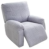 Stretch Sesselbezug Sesselschoner Sessel-Überwürfe Relaxsessel Sesselauflage Relax,1/2/3 Sitzer Schutzbezug Antirutsch Husse für Relaxsessel Komplett, Elastisch Bezug ( Color : #9 , Size : 1 seat (4pc