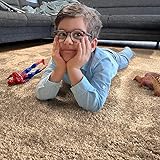 KARAT Flokati Teppich - Elite - gemütlicher & weicher Wohnteppich - Ideal für Wohnzimmer, Schlafzimmer (Hellbeige, 80 x 150 cm)