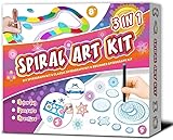 MC CHENMEI® 3-in-1-Spirograph-Set enthält Anfänger-Spirograph-Set, klassisches Spirograph-Set, DIY-Farbspur-Spirograph-Set, Geschenk für Kinder