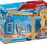 PLAYMOBIL City Action 70441 RC-Baukran mit Bauteil, ab 4 Jahren