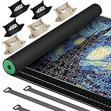 Puzzlematte 3000 2000 1500 1000 Teile, Puzzle Matte Roll, Puzzleunterlage Puzzlemappe Puzzlerolle Mat Storage Accessories für Erwachsene, Jigsaw Puzzle Mat Roll Up.