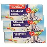 Profissimo Gefrierbeutel 3l, 3er Pack (3 x 45 Stk Pack)