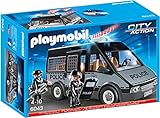 PLAYMOBIL 6043 Polizei Mannschaftswagen mit Licht und Sound