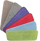 Vicloon Mop Pads, 6 Stück Mop Microfaser Reinigung Pads, Wischmopp-Reinigungskissen für Alle Sprühwischer & Reveal Wischmopps Waschbar, 42×14 cm