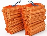 Anzündholz Anmachholz Brennholz Kaminholz Kaminscheit Span Ofenfertig trocken Holzstücke Lagerfeuer 2 mal a 4 kg im Netzsack